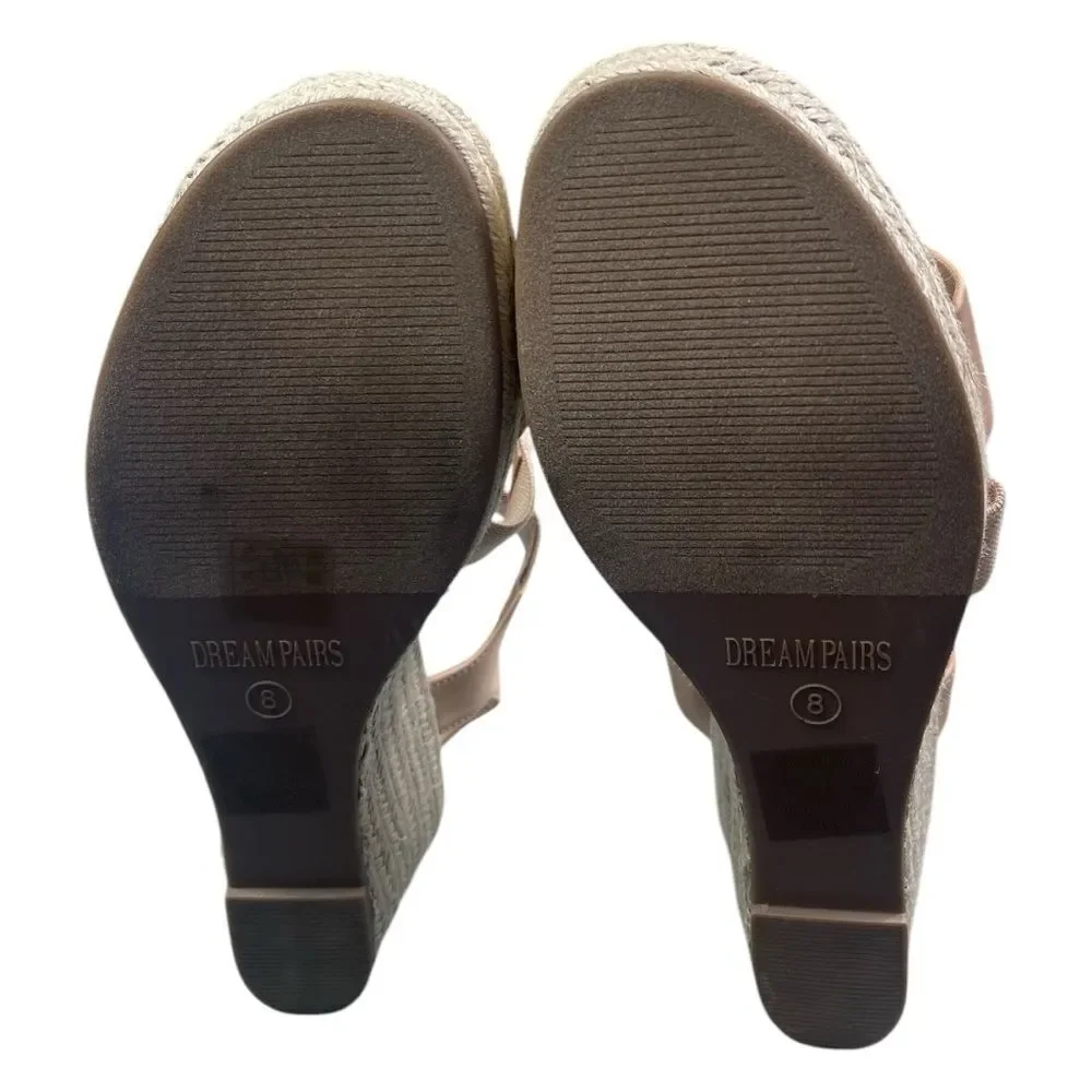 DREAM PAIRS Platform Espadrilles Wedge Sandals